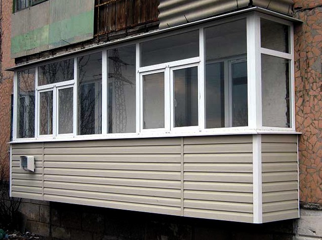 Наружная обшивка балкона, фото № 1 - olta.ua